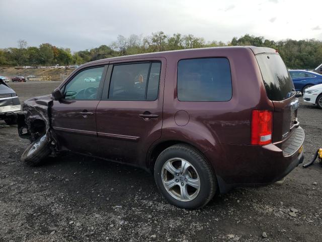 5FNYF4H52CB071134 - 2012 HONDA PILOT EXL MAROON photo 2