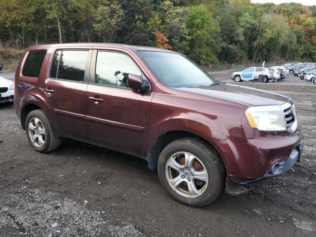 5FNYF4H52CB071134 - 2012 HONDA PILOT EXL MAROON photo 4
