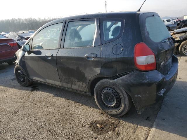 JHMGD38417S050155 - 2007 HONDA FIT BLACK photo 2