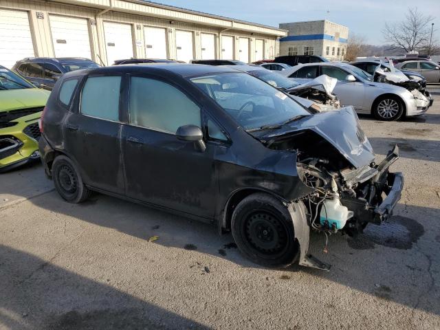 JHMGD38417S050155 - 2007 HONDA FIT BLACK photo 4