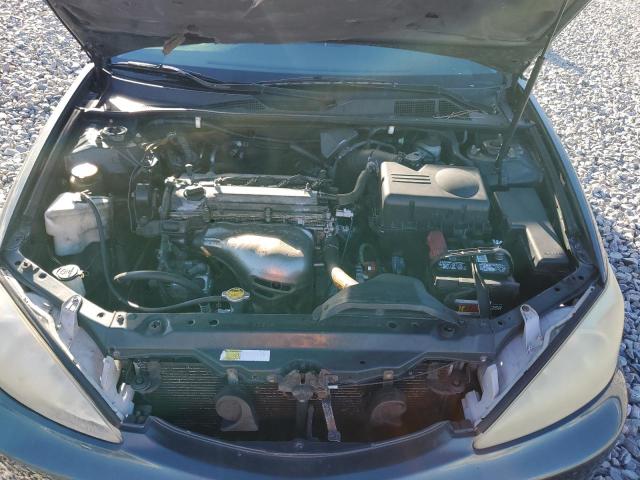 4T1BE32KX2U635146 - 2002 TOYOTA CAMRY LE მწვანე ფოტო 11