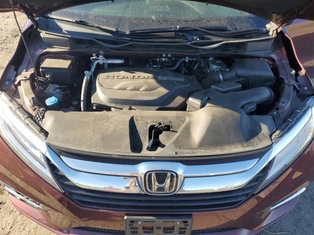 5FNRL6H98KB081967 - 2019 HONDA ODYSSEY ELITE Красный фото 12