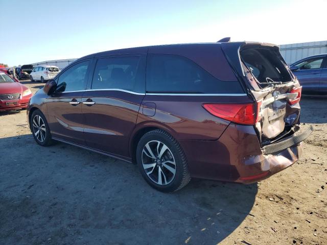 5FNRL6H98KB081967 - 2019 HONDA ODYSSEY ELITE Красный фото 2