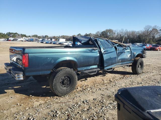 1FTJW36F6TEB48032 - 1996 FORD F350 GREEN photo 3