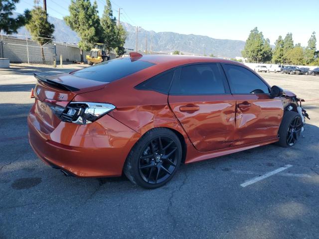2HGFE1E51NH470046 - 2022 HONDA CIVIC SI ORANGE photo 3