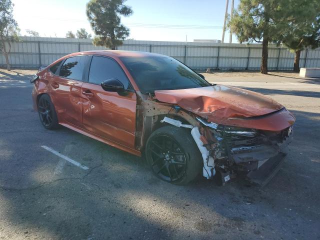 2HGFE1E51NH470046 - 2022 HONDA CIVIC SI ORANGE photo 4