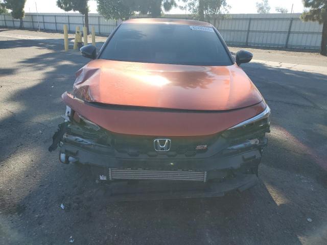 2HGFE1E51NH470046 - 2022 HONDA CIVIC SI ORANGE photo 5