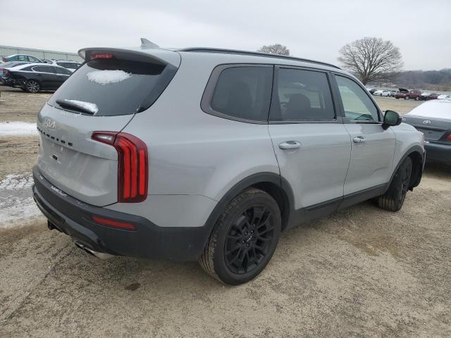 5XYP5DHCXNG266522 - 2022 KIA TELLURIDE SX GRAY photo 3