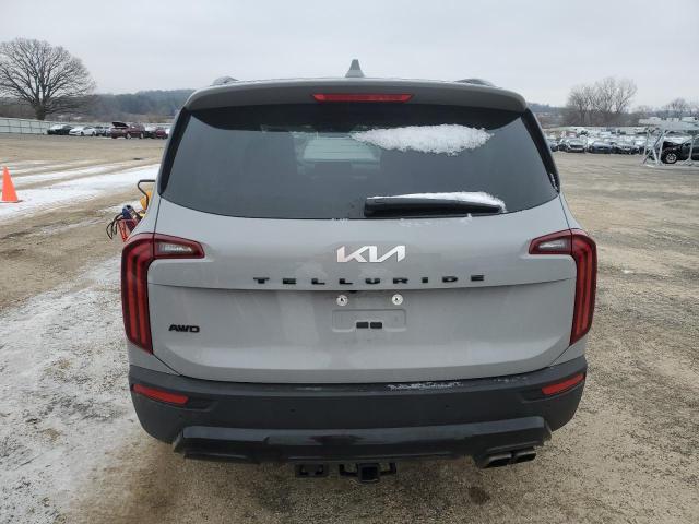 5XYP5DHCXNG266522 - 2022 KIA TELLURIDE SX GRAY photo 6