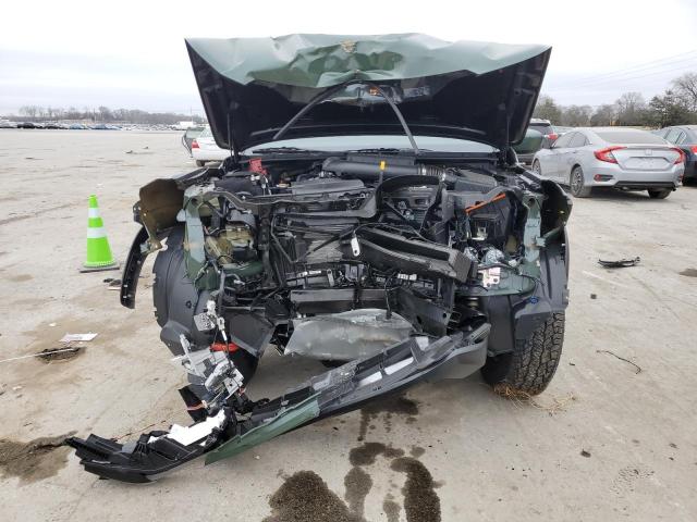 1N6ED1EK9RN610888 - 2024 NISSAN FRONTIER S GREEN photo 5