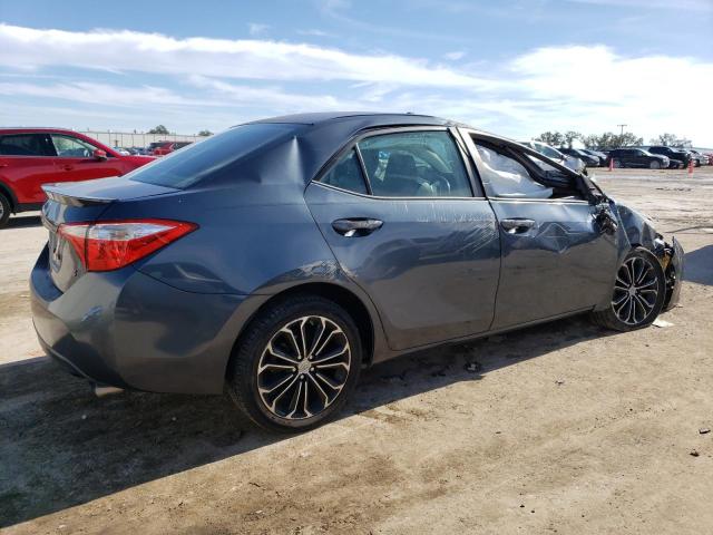 2T1BURHE3EC070137 - 2014 TOYOTA COROLLA L GRAY photo 3