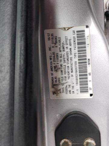 19UUA66218A007329 - 2008 ACURA TL 银色 照片 12