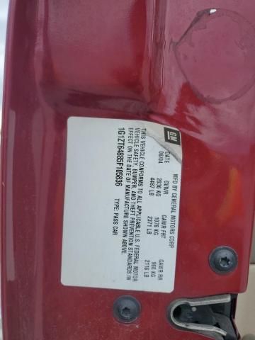 1G1ZT64885F105836 - 2005 CHEVROLET MALIBU MAXX LS Qırmızı foto 12