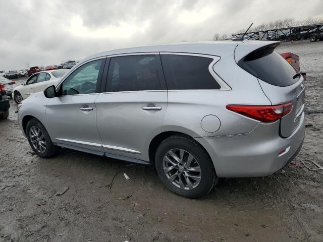 5N1AL0MM4EC520177 - 2014 INFINITI QX60 SILVER photo 2