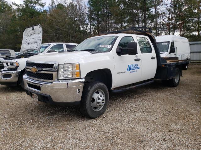 1GB4KZCLXCF159961 - 2012 CHEVROLET SILVERADO K3500 WHITE photo 1