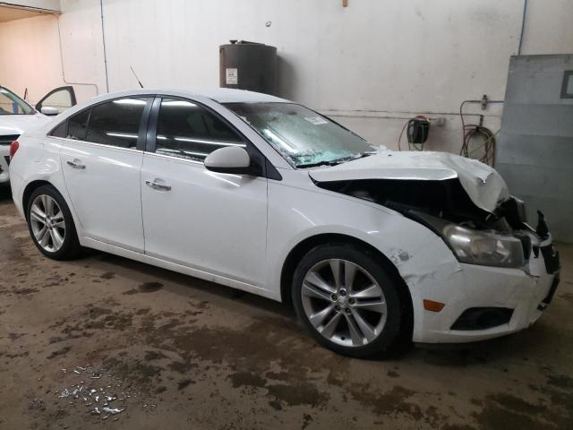 1G1PH5SC8C7142841 - 2012 CHEVROLET CRUZE LTZ WHITE photo 4