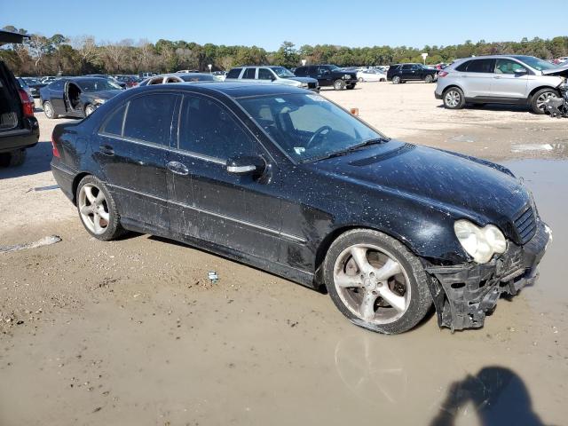 WDBRF52H36F759199 - 2006 MERCEDES-BENZ C 230 BLACK photo 4