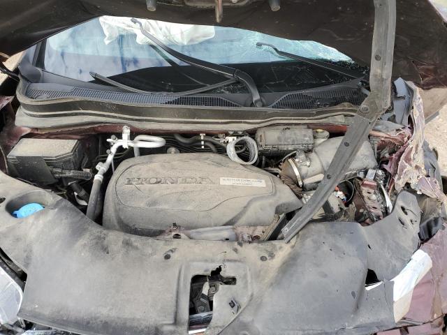 5FPYK3F7XLB000555 - 2020 HONDA RIDGELINE RTL BURGUNDY photo 11