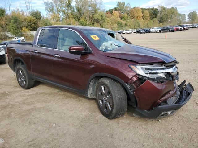 5FPYK3F7XLB000555 - 2020 HONDA RIDGELINE RTL BURGUNDY photo 4