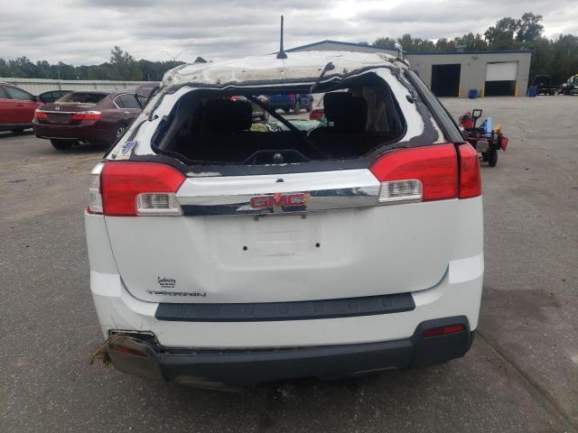 2GKALMEKXD6237965 - 2013 GMC TERRAIN SLE WHITE photo 6