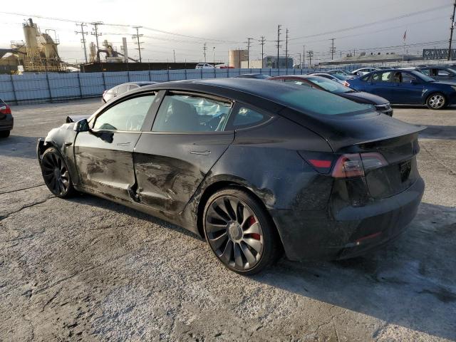 5YJ3E1EC6PF579644 - 2023 TESLA MODEL 3 BLACK photo 2