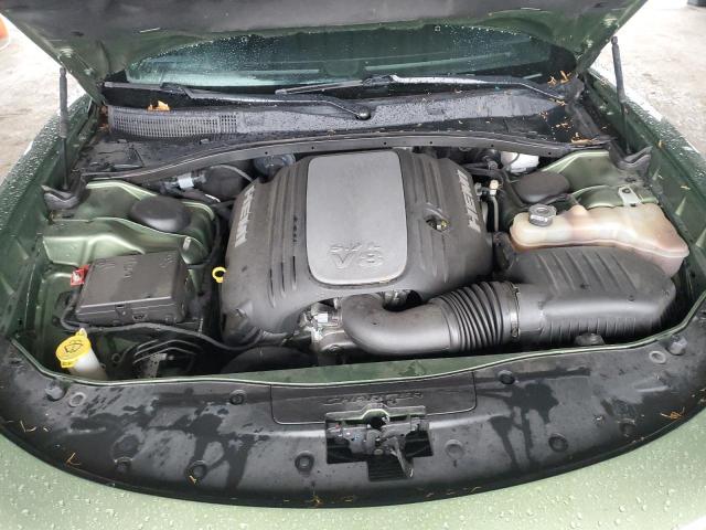 2C3CDXCT1KH522851 - 2019 DODGE CHARGER R/T GREEN photo 11