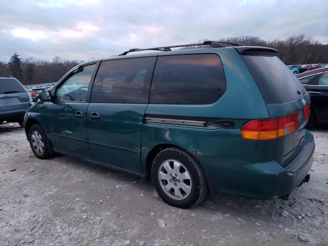 2HKRL18663H500815 - 2003 HONDA ODYSSEY EX GREEN photo 2