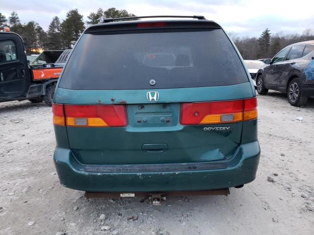 2HKRL18663H500815 - 2003 HONDA ODYSSEY EX GREEN photo 6