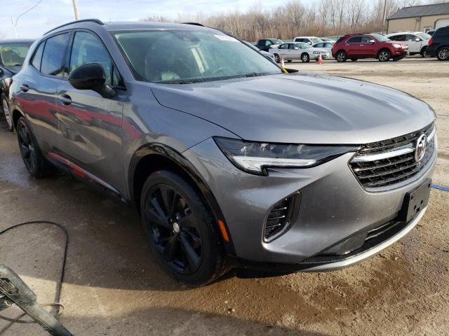 LRBFZNR40MD076379 - 2021 BUICK ENVISION ESSENCE GRAY photo 4