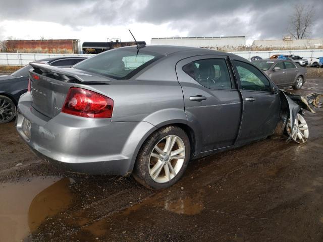 1C3CDZCG2DN741956 - 2013 DODGE AVENGER SXT GRAY photo 3