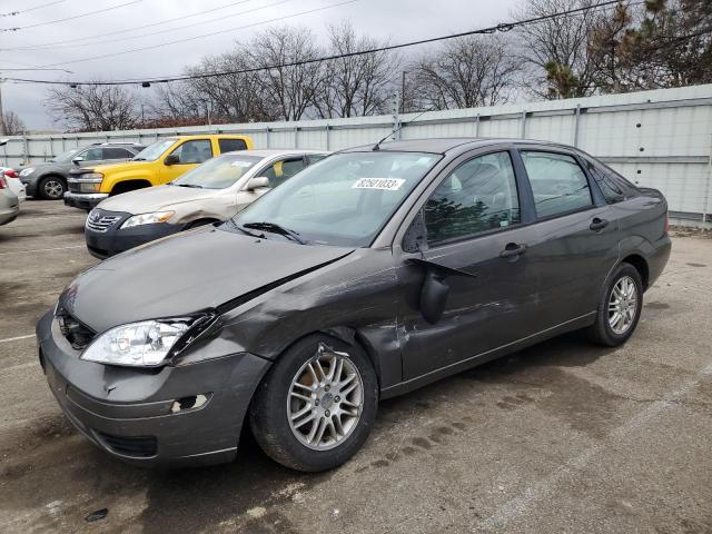 1FAFP34N66W118367 - 2006 FORD FOCUS ZX4 GRAY photo 1