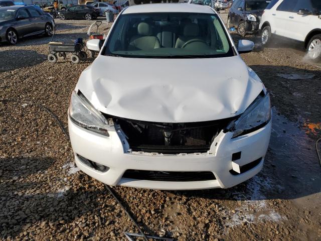 3N1AB7AP5DL686387 - 2013 NISSAN SENTRA S WHITE photo 5