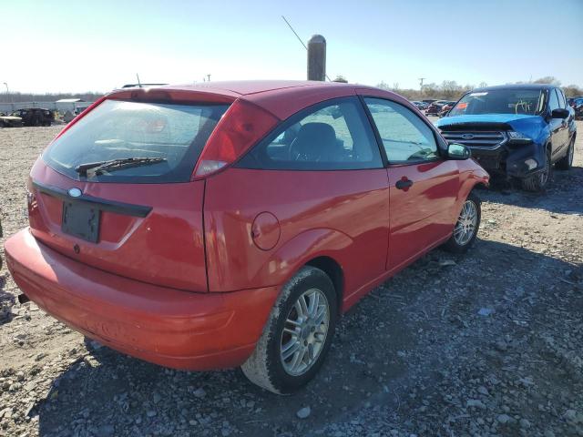 1FAFP31N77W232920 - 2007 FORD FOCUS ZX3 RED photo 3