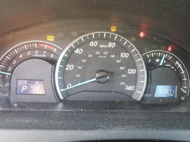 4T4BF1FK3CR235495 - 2012 TOYOTA CAMRY BASE BLACK photo 9