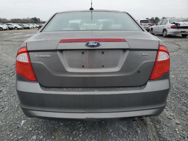 3FAHP0HA5AR247260 - 2010 FORD FUSION SE GRAY photo 6