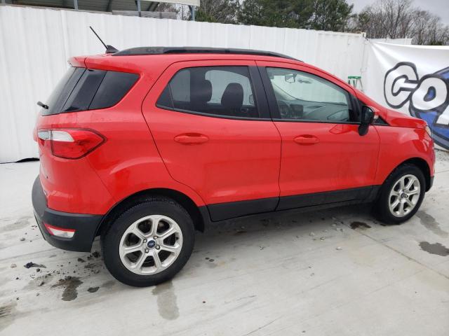 MAJ3S2GEXKC305887 - 2019 FORD ECOSPORT SE RED photo 3