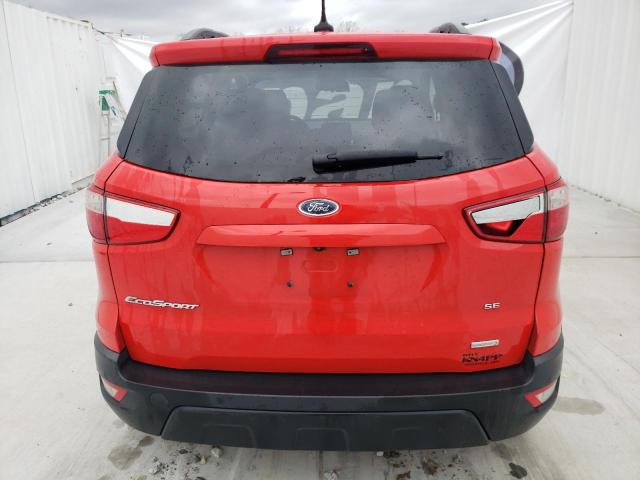 MAJ3S2GEXKC305887 - 2019 FORD ECOSPORT SE RED photo 6