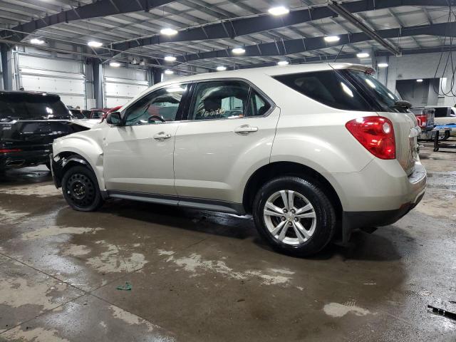 1GNALAEK1FZ115519 - 2015 CHEVROLET EQUINOX LS CREAM photo 2