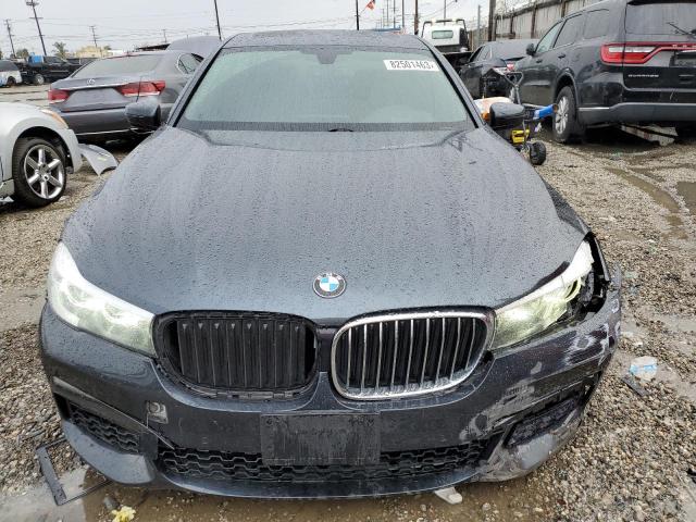 WBA7E2C59GG504239 - 2016 BMW 740 I BLUE photo 5