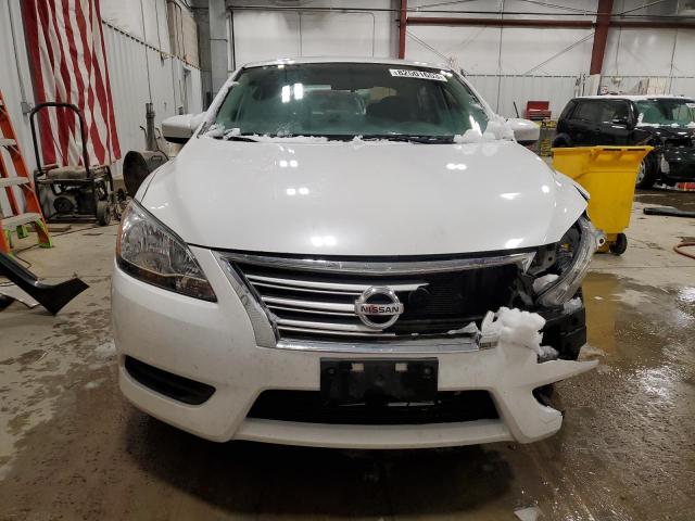 3N1AB7AP0EY244203 - 2014 NISSAN SENTRA S WHITE photo 5