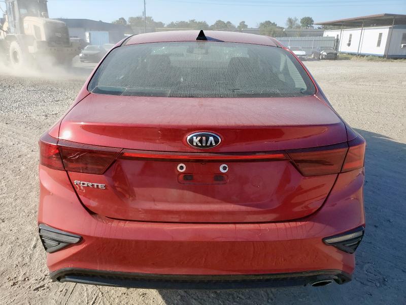 3KPF24AD7KE115363 - 2019 KIA FORTE FE RED photo 6