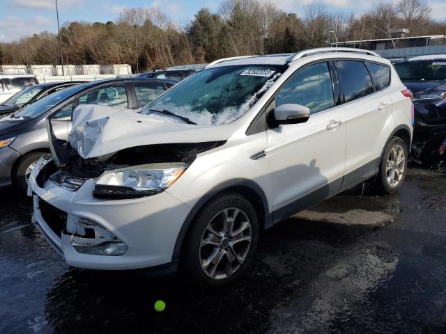 1FMCU9J93EUC86568 - 2014 FORD ESCAPE TITANIUM WHITE photo 1