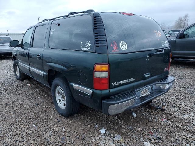 1GKFK16T81J222703 - 2001 GMC YUKON XL K1500 GREEN photo 2