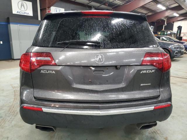 2HNYD2H24BH503032 - 2011 ACURA MDX GRAY photo 6