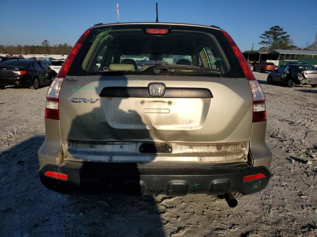 5J6RE38389L014386 - 2009 HONDA CR-V LX TAN photo 6