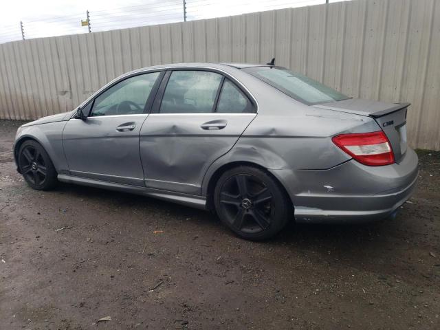 WDDGF5EB4BA466313 - 2011 MERCEDES-BENZ C 300 GRAY photo 2