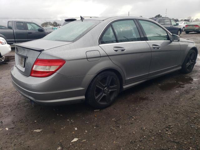 WDDGF5EB4BA466313 - 2011 MERCEDES-BENZ C 300 GRAY photo 3