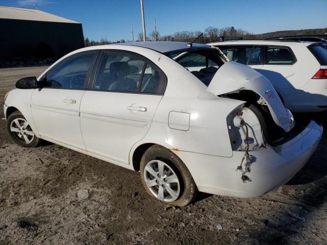 KMHCN46CX9U366508 - 2009 HYUNDAI ACCENT GLS WHITE photo 2