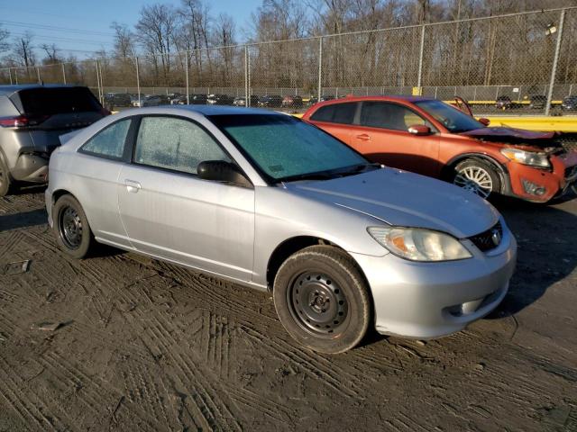 1HGEM22555L020167 - 2005 HONDA CIVIC LX SILVER photo 4