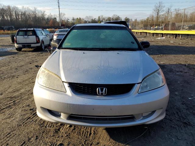 1HGEM22555L020167 - 2005 HONDA CIVIC LX SILVER photo 5